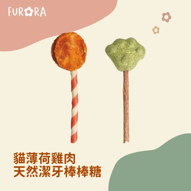 咚咚族 貓薄荷/雞肉 貓狗天然潔牙棒棒糖